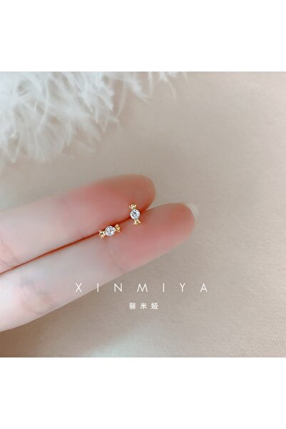 Choice أقراط XY04 أنيقة للنساء، صغيرة الحجم، على شكل حلوى، مضادة للحساسية، أق...