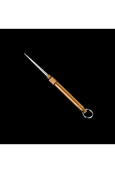 Choice عود أسنان ذهبي صغير محمول للاستخدام الخارجي مصنوع من التيتانيوم EDC وش...