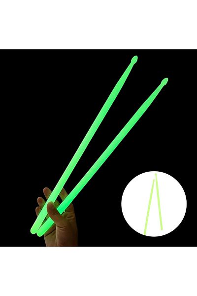 Choice Yellow Miwayer Luminous Drum Stick Light Up Drum Sticks1pair In The Dark Musical Instruments Stage P