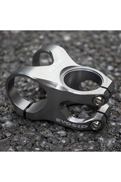 Choice جذع دراجة جبلية خفيف الوزن من EVOSID بلون التيتانيوم، 100 جرام، جذع در...