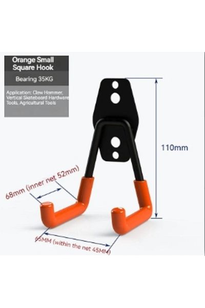 Choice Small U Bicycle Garage Heavy Storage Hook Warehouse Hardware Strong Load-bearing Small/medium Square