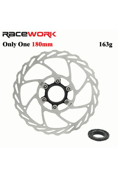 Choice Only One 180mm Racework Bike Center Lock Disc Brake Rotor Rs6 Mtb Road Bicycle 140mm 160mm 180mm Hol