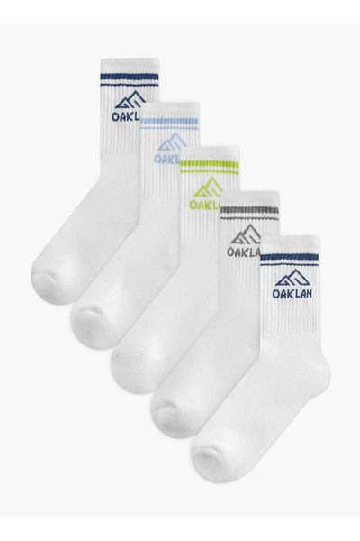 Oaklan by Shoexpress Ribbed Crew Length Socks - Set of 5