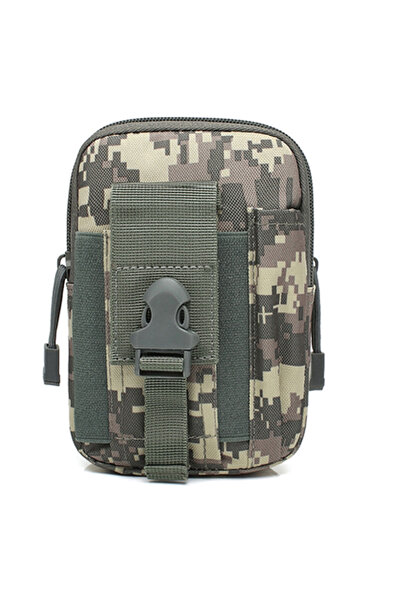 Choice حقيبة خصر ACU للهاتف المحمول مصنوعة من النايلون المقاوم للماء ومتعددة الوظائف وحقيبة خصر للرجال صغيرة الحجم