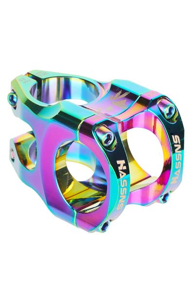 GOLDIX HA35 Colorful HASSNS Mountain Bike Power Stem 35mm Length 0 Degrees Road Bike Stem 31.8mm for 31.8mm
