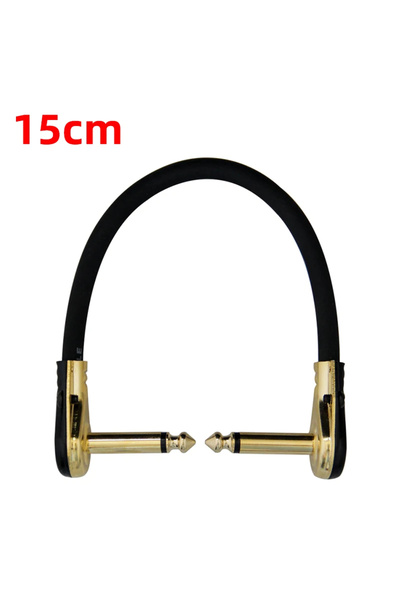 Choice1 15 سم 1 قطعة 1 قطعة كابل توصيل جيتار مضاد للضوضاء 10-60 سم 1/4 بوصة ز...