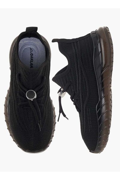Oaklan by Shoexpress Monotone Sports Shoes with Lace-Up Closure
