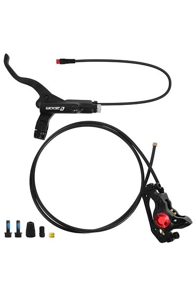 Choice FRONT ZOOM Bicycle Hydraulic Disc Brake Set 2 Piston Oil Pressure MTB Brake 1100/1850mm Disc Brake f