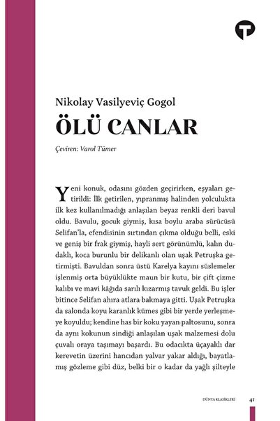 Turkuvaz Kitap Ölü Canlar
