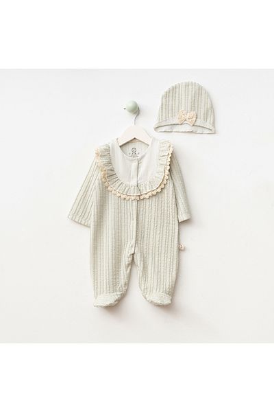 CFRA Girl's Lace Booties Combed Combed Jumpsuit