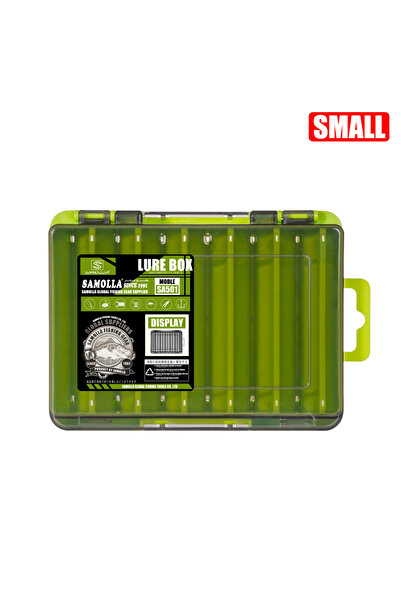 Choice small green Fishing Tackle Box 14 Compartments Fishing Accessories Lur...