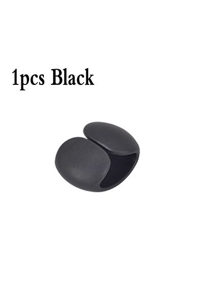 Choice 1 Pcs Black Cable Winder Cable Organizer Clips Mouse Wire Headphone Holder Usb Charger Holder Desk T