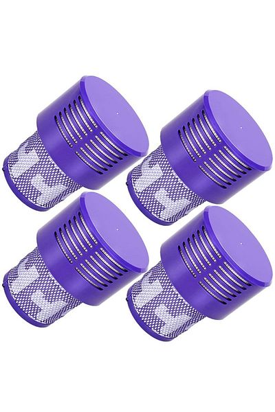 Choice 4pcs For Dyson V10 SV12 Cyclone Animal Absolute Vacuum Cleaner Spare Parts Hepa Post Filter Vacuum F
