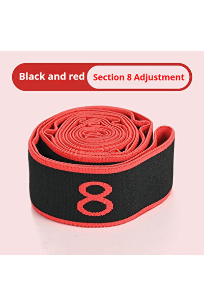 Choice حزام مقاومة اليوغا الأحمر - قسم فرعي - حزام تمدد مساعد - تدريب الكبار ...