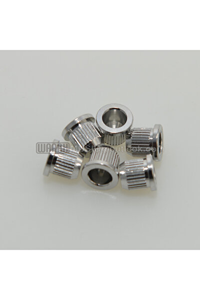 Choice1 Chrome a set 6pcs/set Brass Through Body String Ferrules String Bushi...