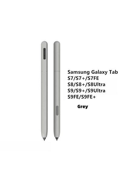 Choice S7-grey Silicone Pencil Case Tablet Touch Stylus Pen Cover Solid Color for Samsung Galaxy Tab S6 Lit