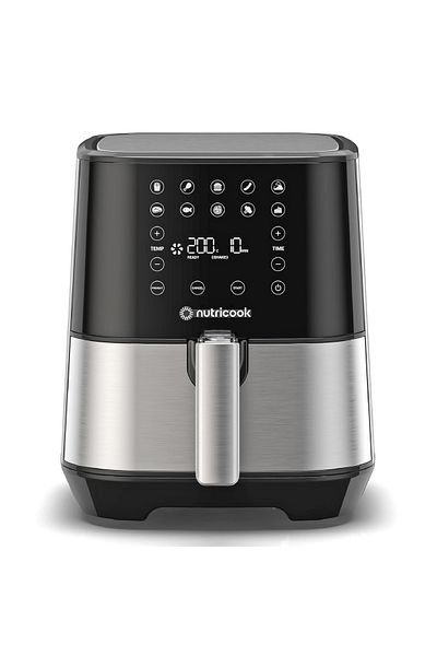 Nutricook Air Fryer 2 with Digital Control Panel Display, 3.6 L, 1500 W,Black, NC-AF204