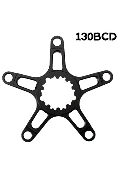 Choice 130BCD دراجة جبلية سوداء قابلة للطي مع كرنك 3 مسامير لـ BCD 104 مم/110...