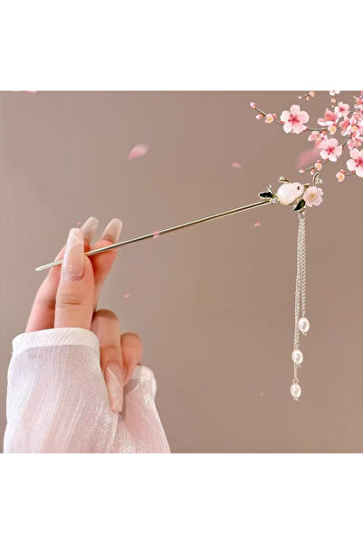 Choice إكسسوار شعر على الطراز الصيني الرومانسي مكون من قطعة واحدة من المجوهرا...