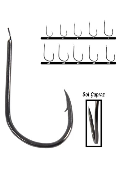 HAYABUSA Hfks 130 Kısa Pala Dövme Çupra Iğnesi 15'li Paket Black Nikel 2/0