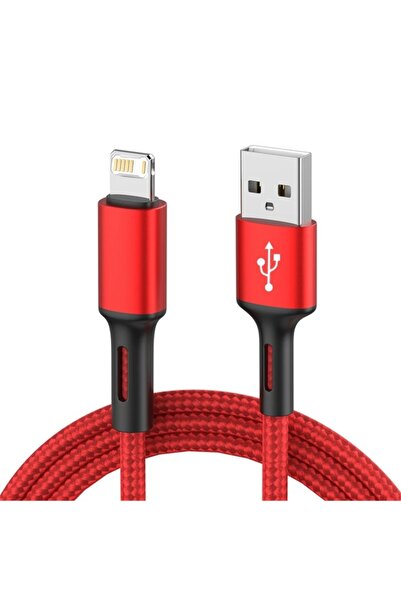 Choice كابل USB أحمر 3 أمبير 0.25 لهاتف iPhone 14 13 12 11 Pro Max X XR 6s 7 ...