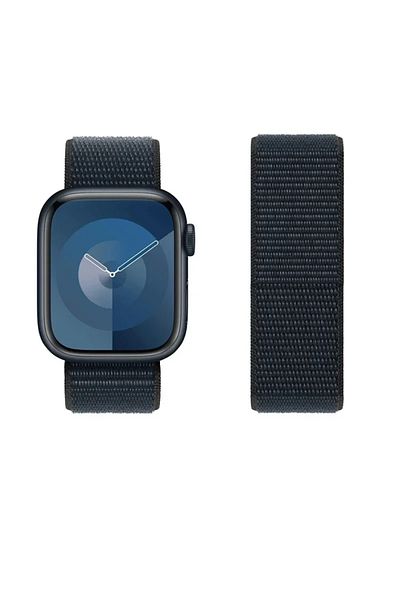 Choice 38mm-40mm-41mm Black Nylon loop For Apple Watch Band Ultra-2 49mm 44mm 40mm 45mm 41mm Sport pride Br