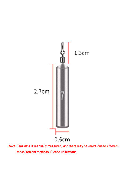 Choice 7 جرام 5 قطع/مجموعة موصلات ثقل الصيد 2.5 جرام/3.5 جرام/5 جرام/7 جرام/1...