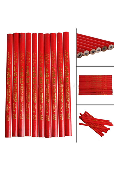 Choice 10 قطع بيضاوية 10 قطع قلم نجار ذو قلب سميك قلم أسود قلم تحديد خاص DIY ...