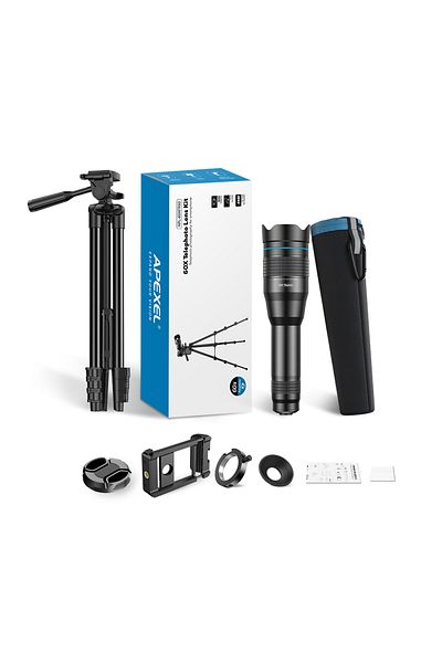 APEXEL only 60x with tripod APEXEL 60X Mobile Phone Telescope Lens Astronomical Telephoto Zoom Lens With Ex