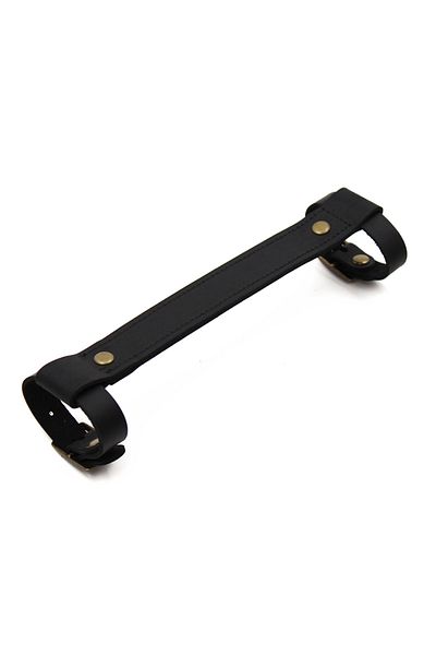 Choice Black Top Layer Leather Bike Handle Strap Bicycle Frame Carrying Lifter Durable Comfortable Grip For