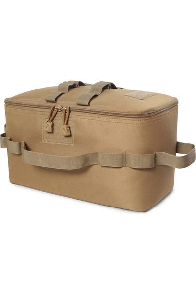 Choice حقيبة تخزين خزان الغاز للتخييم في الهواء الطلق من الكاكي بسعة كبيرة وح...