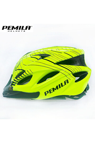 Choice L 58-61CM HV-120V-Green Stripe Ultralight Road Mountain Bike Helmet Wi...