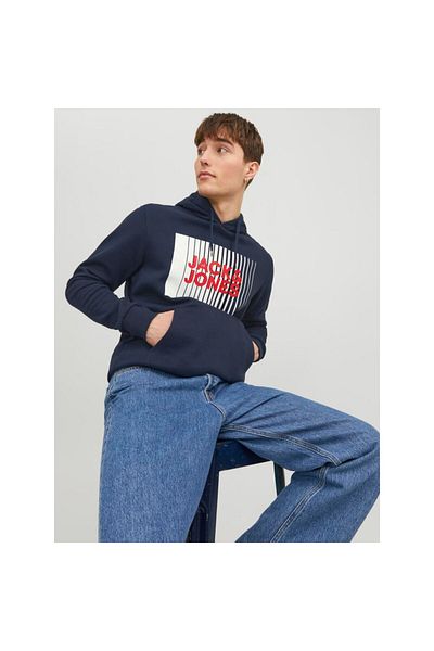 Jack & Jones Jjecorp Logo Sweat Hood Play Men's Sweat