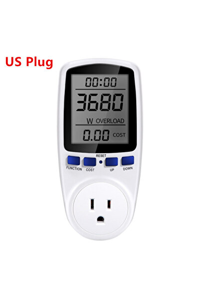 Choice3 US Plug Digital Voltage Wattmeter Power Meter 110/250V Consumption Watt Energy KWh Socket EU/US/UK /