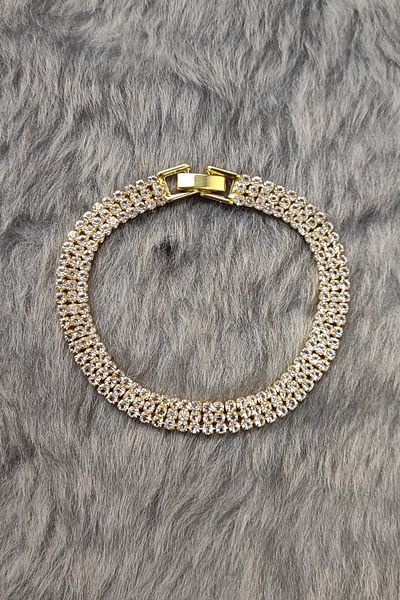 Chavin Gold Yellow 6 Mm. Stoned Bracelet Ep07Sr