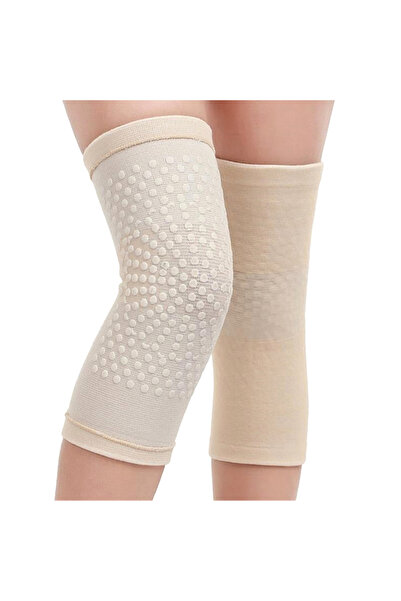 Choice م للوزن 40-60 كجم، بيج، قطعتان، وسادة ركبة ذاتية التسخين، دعامة ركبة د...