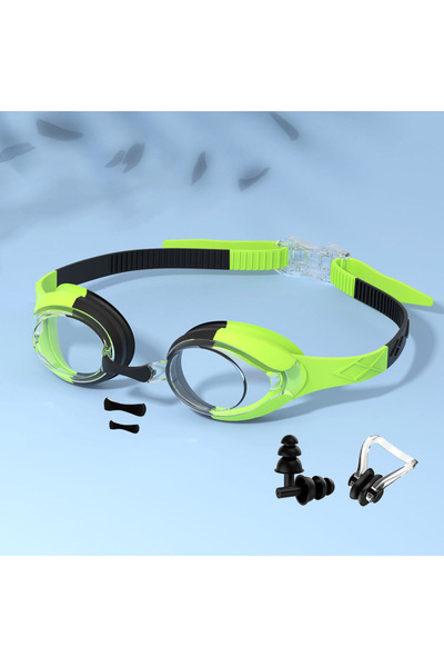 Choice BlackGreen Kids Swimming Goggles Waterproof Swim Eyewear Glasses Anti-...