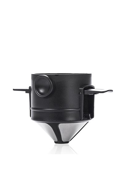 Choice Black Coffee Filter Portable Stainless Steel Coffee Tea Funnel Reusable Tea Infuser Coffee Dripper D
