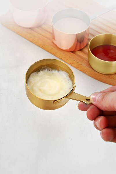 Weather Forecast Complete 304 Steel 60 ml Gold Sauce Bowl Breakfast Ketchup Mayonnaise Sauce Container cin632sr