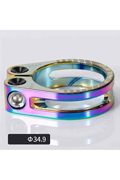 Choice مشبك عمود مقعد دراجة ENLEE ملون مقاس 34.9 مم، أنبوب مقعد 34.9 مم، براغ...