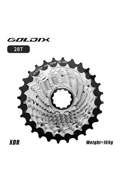 GOLDIX Road XDR 12S 10T-28T GOLDIX XDR 12 Speed Cassette 28T 33T 36T Ultralight K7 Cassette 12V for Sram XD