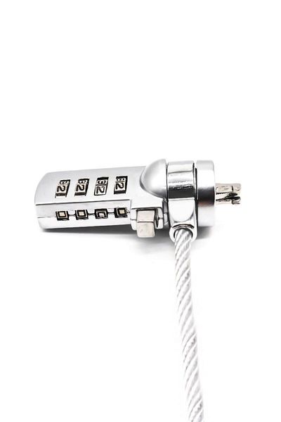 Weather Forecast 18 Mm Silver 4 Digits Combination Laptop Lock - Cin541