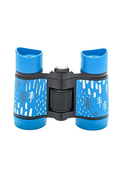 Choice تلسكوب ثنائي العينية أزرق اللون للتخييم في الهواء الطلق للأطفال، تلسكو...