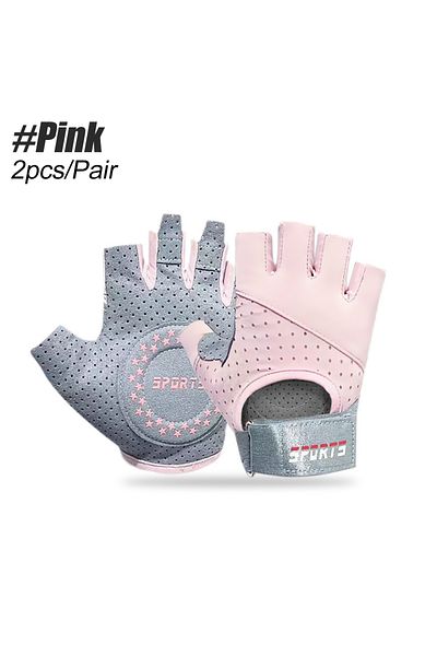 Choice S Pink 1Pair Breathable Workout Gloves,Weight Lifting Gloves for Gym, Cycling, Exercise,Fitness and
