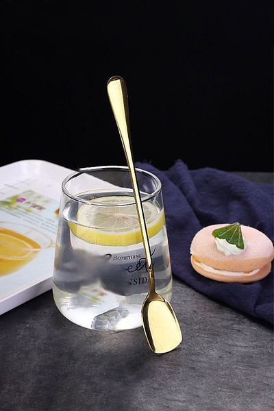 Chavin 1010 Model 6 Pieces Steel Long Cocktail - Coffee Latte Mix Barkeeper Spoon cin753sr-6
