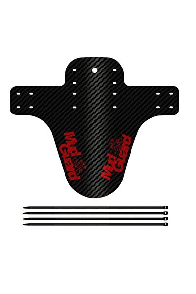 Choice Red Carbon Pattern Bicycle Fender Portable Road Mountain Bike Mud Guar...