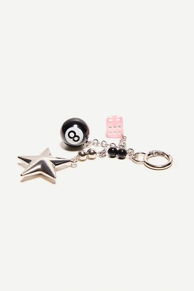Bershka Dice and star key ring