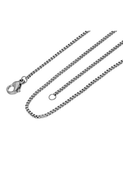 Chavin 1.5 ملم. 45 سم. سلسلة نسائية من الفولاذ الرقيق eb29