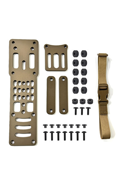 Choice Brown Drop Leg Carry Platform Metal Modular Adjustable Tactical Pistol...