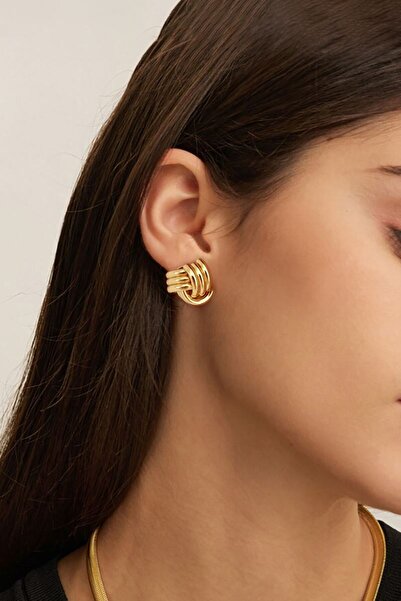 Chavin Gold Bijouterie Retro Style Women's Earrings Ev21Sr